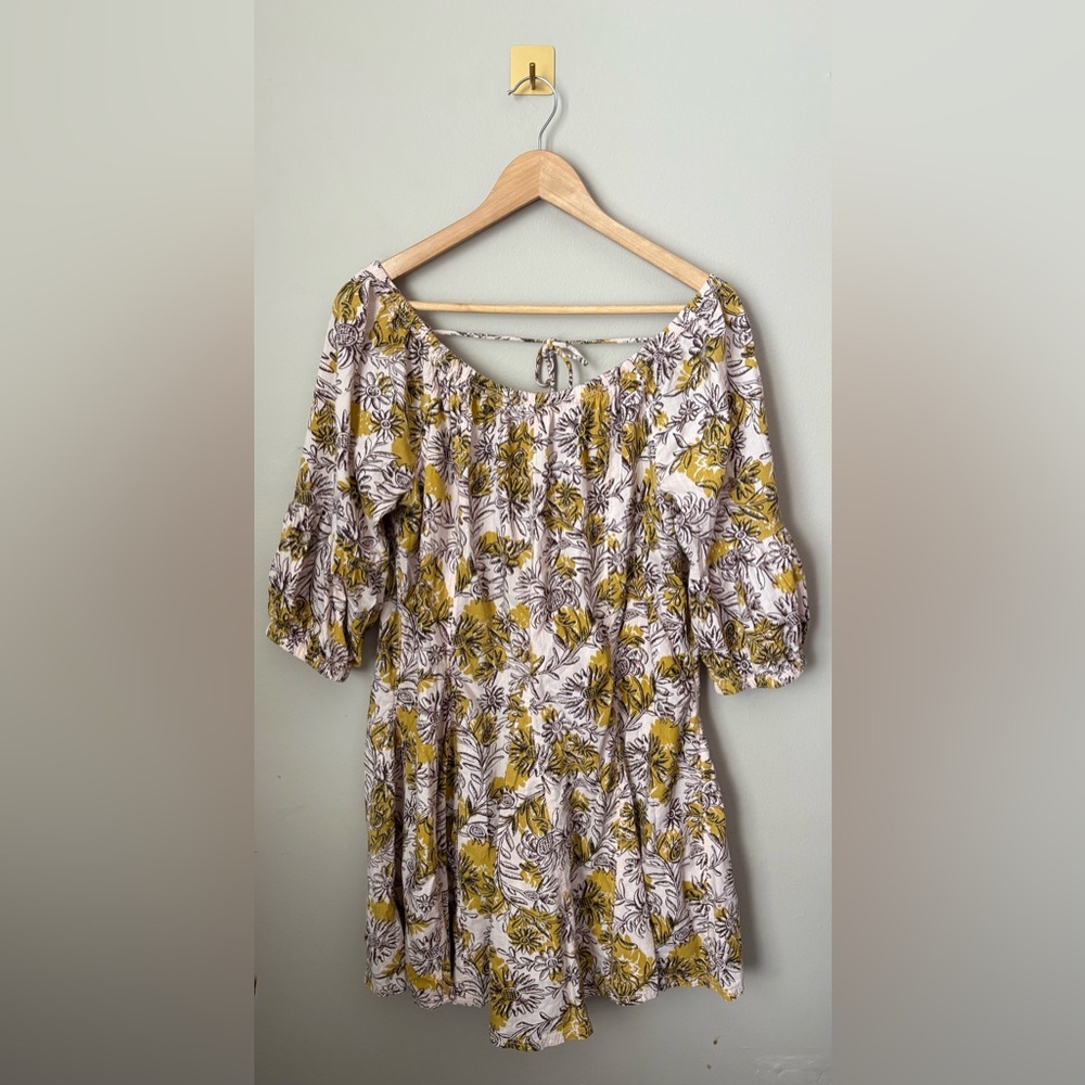 Small Anthropologie Daily Practice Mollie Oversized Floral Tunic Dress - Picture 3 of 7
